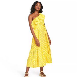Lisa Marie Fernandez Yellow Maxi Dress Large
